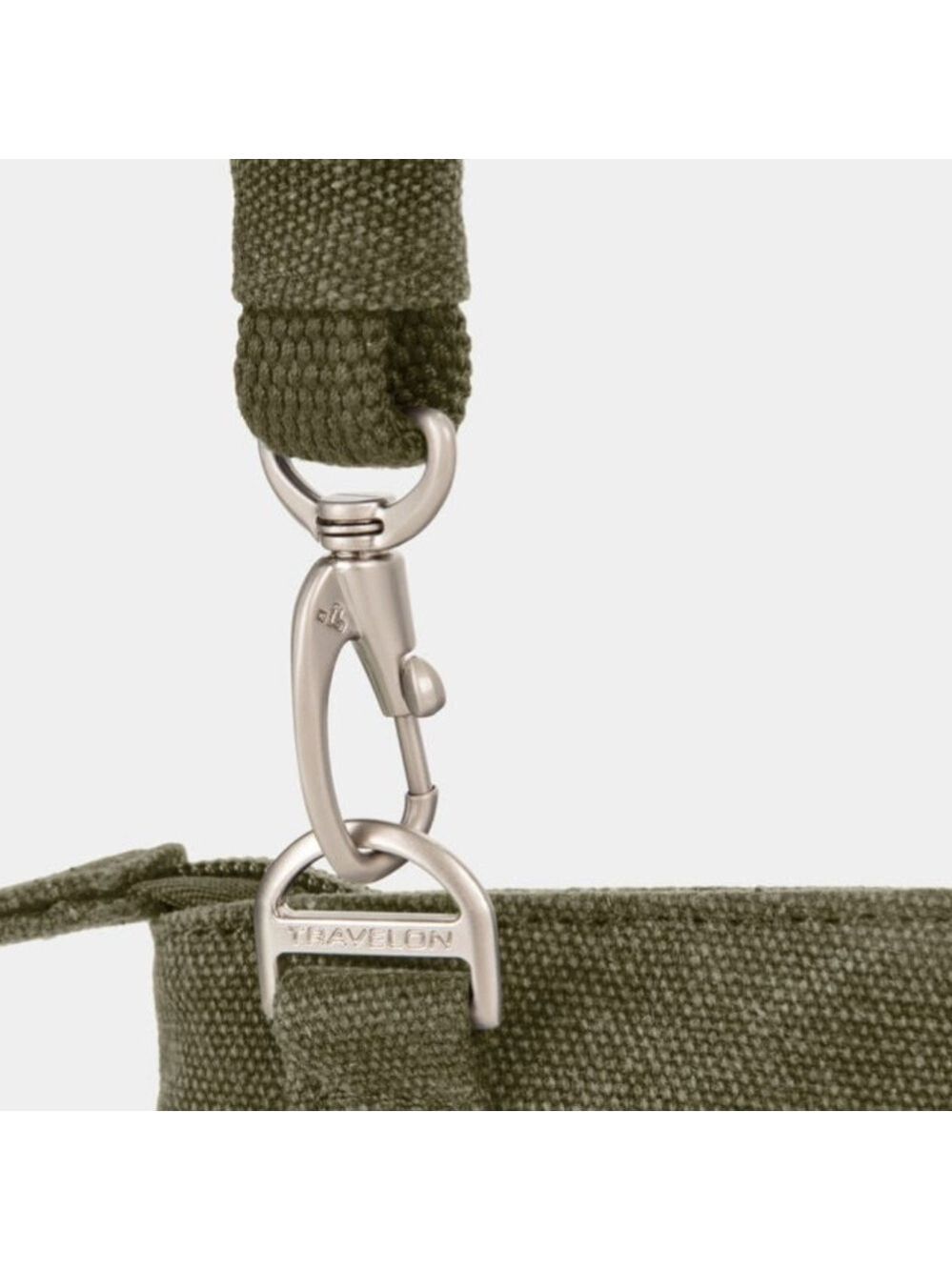 TRAVELON ANTI-THEFT SECURITY BAG HERITAGE CROSSBODY GRAY 2 - Picture 6 of 7